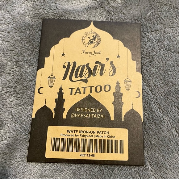 Fairyloot Nasir’s Tattoo Iron On Patch - Picture 2 of 3